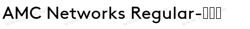 AMC Networks Regular字体转换